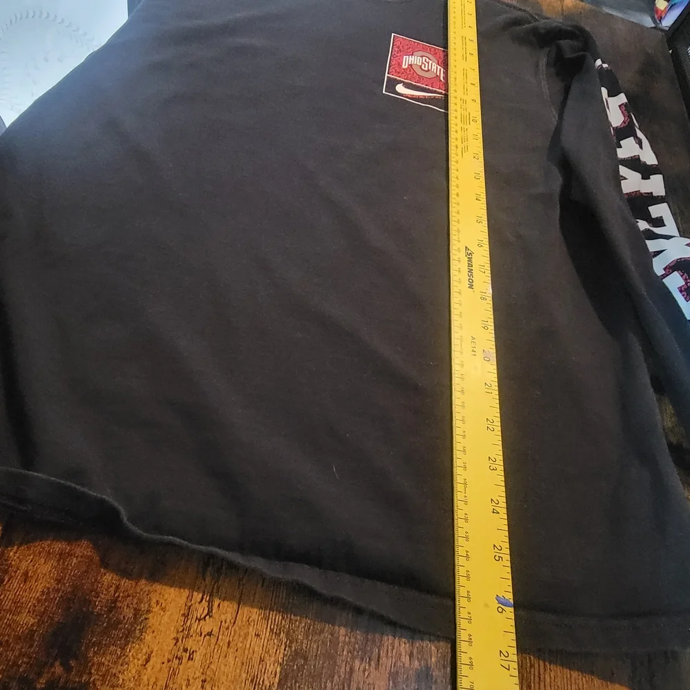 Nike Ohio State Buckeyes Black Long Sleeve Men's Tee Size Small (Loose Fit) - Picture 9 of 9